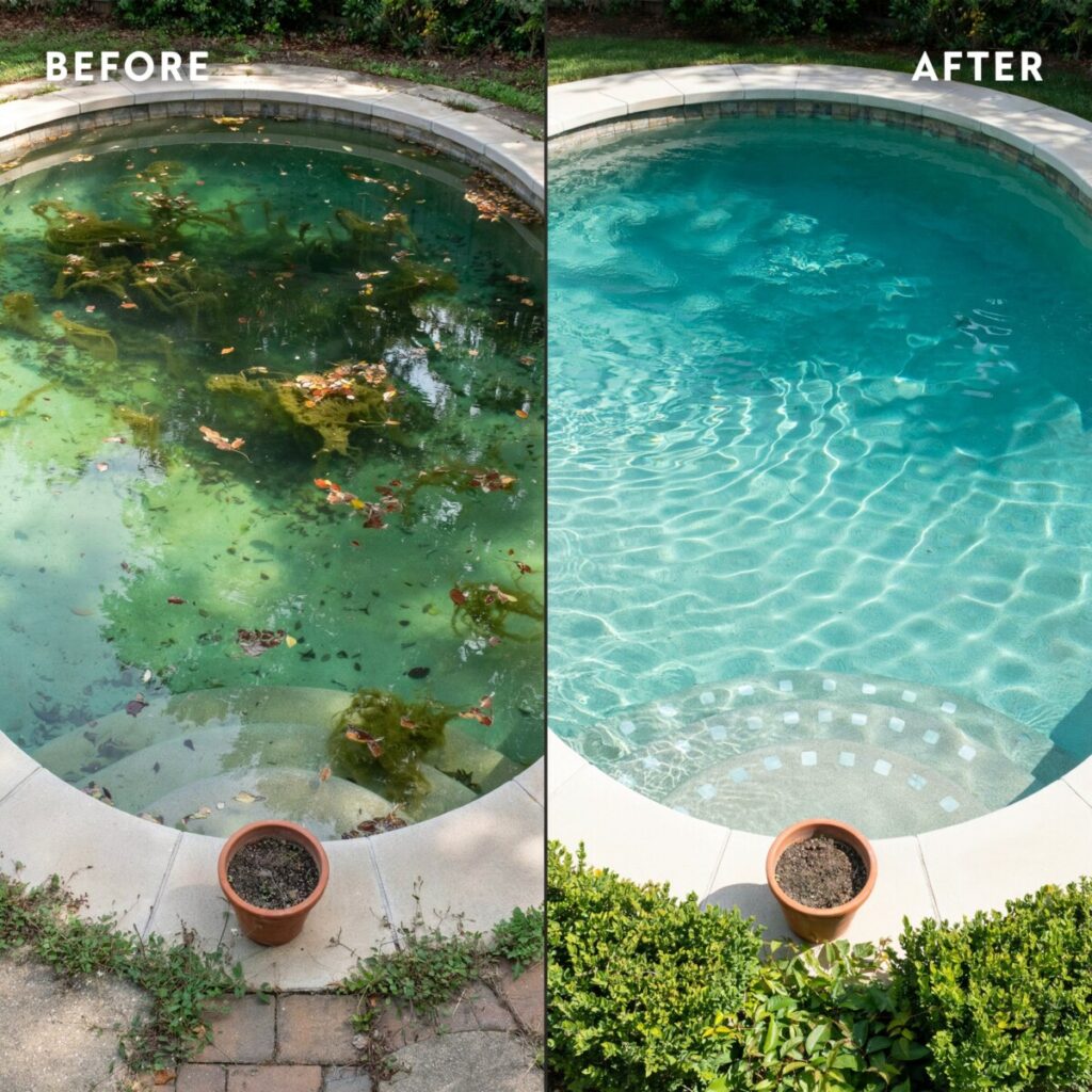 Green to Clean How to Get Rid of Pool Algae for Good