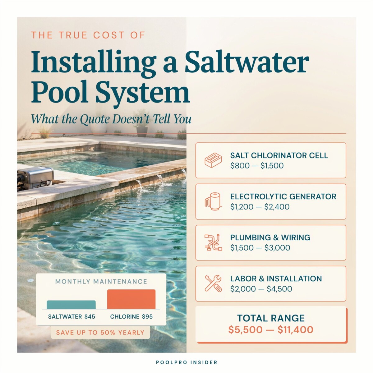 The True Cost of Installing a Saltwater Pool System: A Complete US Homeowner’s Guide (2026)