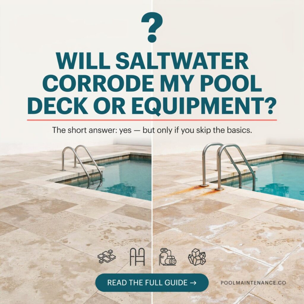Will Saltwater Corrode My Pool Deck or Equipment