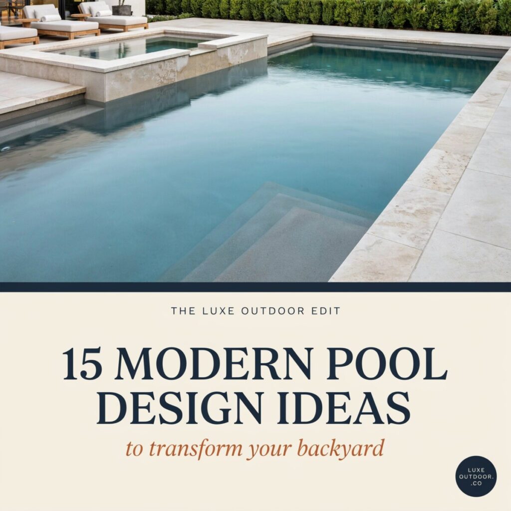 Modern Pool Design Ideas