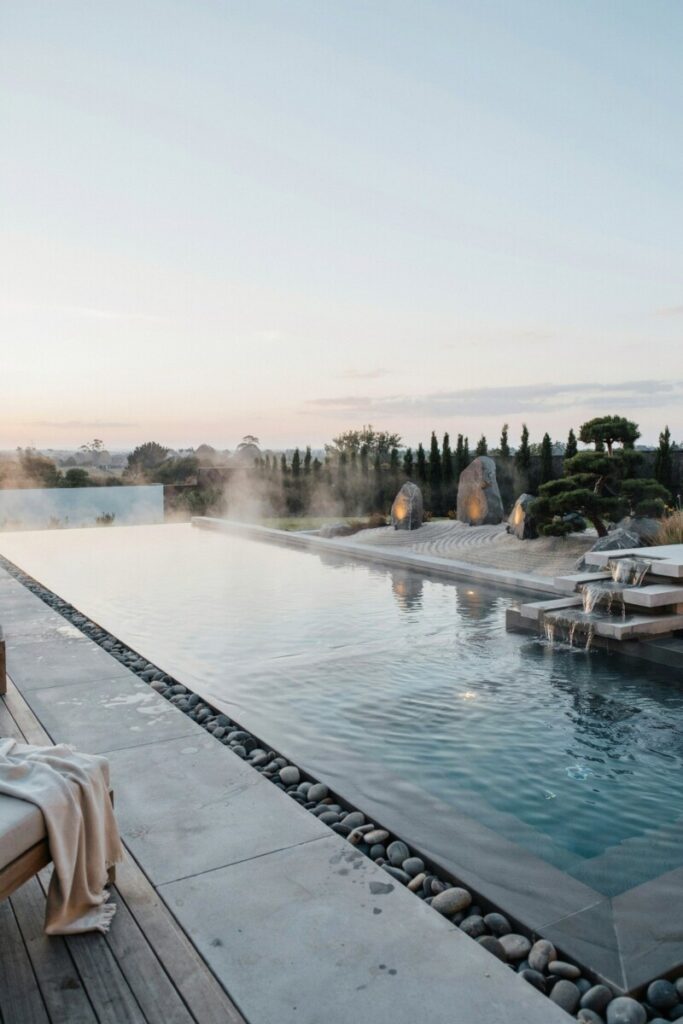 Wellness-Focused Pool with Spa Integration